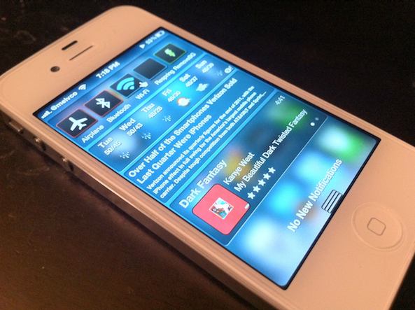iPhone con widgets gracias a jailbreak