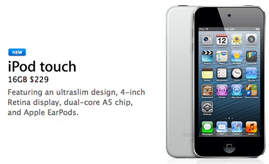Apple iPod Touch 16 GB sin cámara trasera