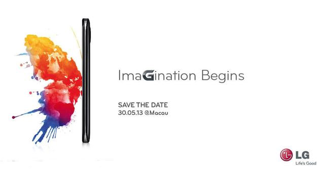 LG invitación Imagination Begins Mayo 30