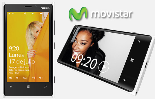 Nokia Lumia 920 color blanco en Movistar México