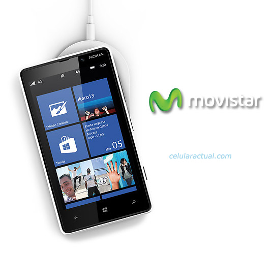 Nokia Lumia 820 con Movistar en México color blanco