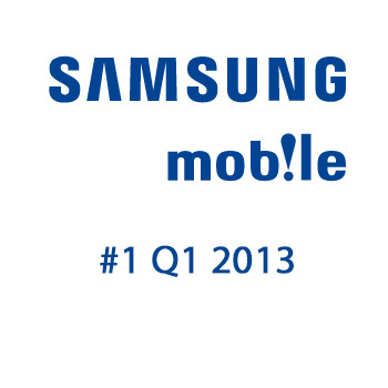 Samsung mobile número uno en ventas 2013 Q1