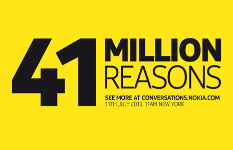 Nokia  41 Megapixeles evento 11 de julio - 41 Million Reasons