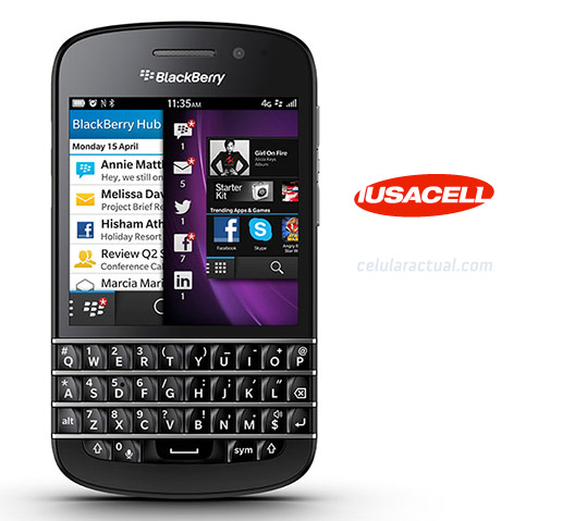 BlackBerry Q10 en México con Iusacell