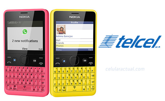Nokia Asha 210 en México con Telcel
