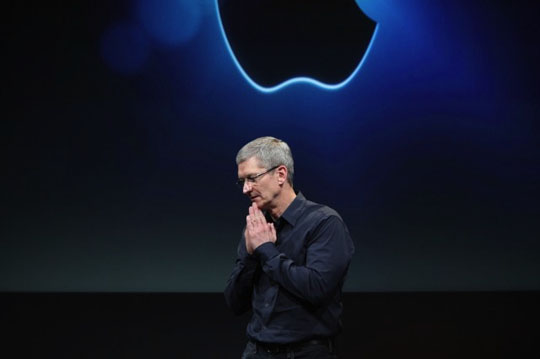 Tim Cook presenta ganancias de Apple