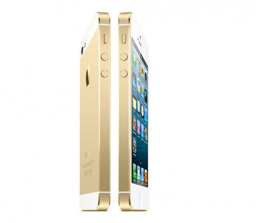 Apple iPhone en color dorado chanpagne