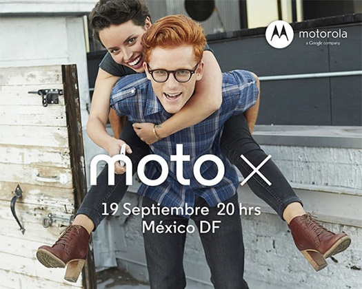 Motorola Moto X en México presentación 19 de septiembre 20 horas