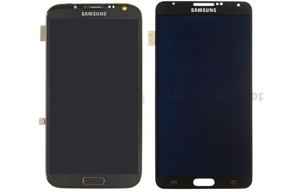 Samsung Galaxy Note III pantalla comparada con la del Note II