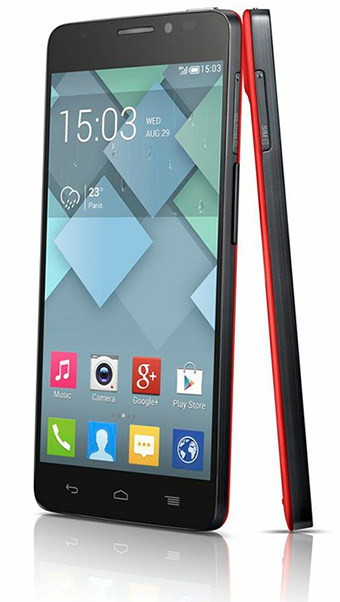 Alcatel One Touch Idol X color rojo