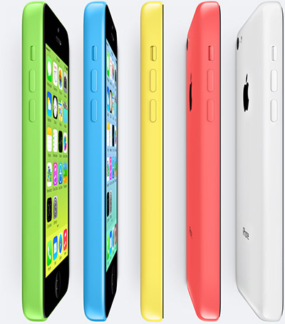  iPhone 5C oficial colores