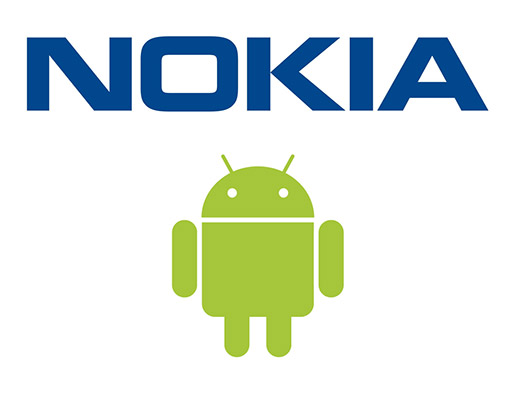 Nokia con Android Logos