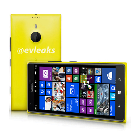 Nokia Lumia 1520 render oficial