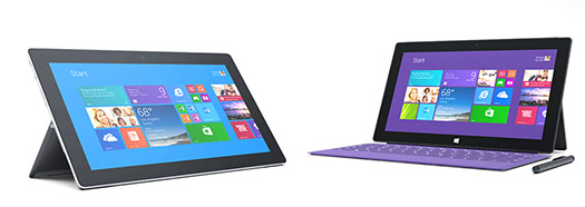 Microsoft Surface 2 y Surface Pro 2