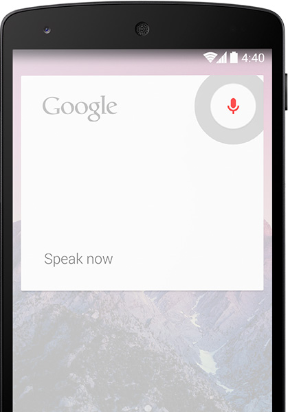 Android KitKat 4.4 OK Google Asistente
