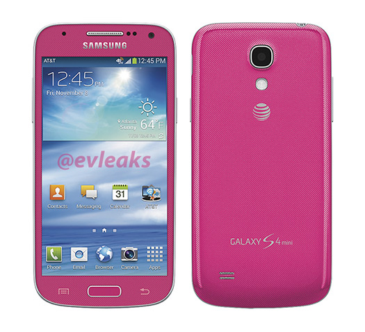 Galaxy S4 mini Rosa Pink para AT&T
