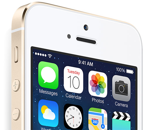 iPhone 5s detalle color Oro