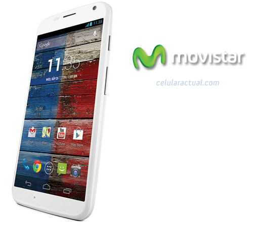 Motorola Moto X en México con Movistar color blanco