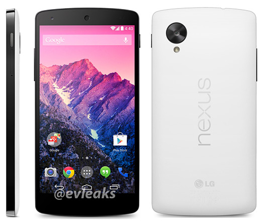 Nexus 5 Blanco con negro oficial