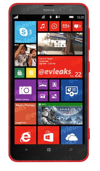 Nokia Lumia 1320 frente