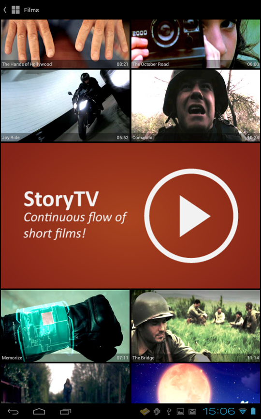 app storypod short films