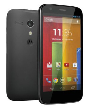 Motorola Moto G frente y cámara trasera