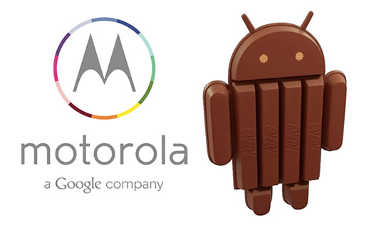 Motorola a Google Company y Android KitKat de chocolate