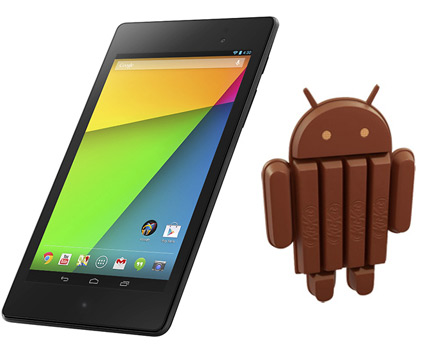 Nexus 7 II 2013 con Android 4.4 KitKa