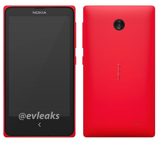 Nokia Normandy un Asha color rojo