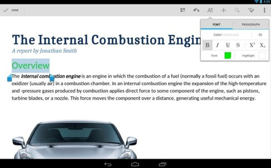 quickoffice para android