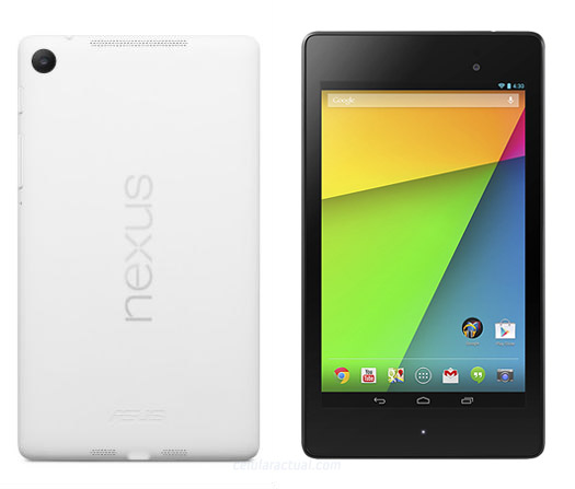 Nexus 7 HD color blanco oficial