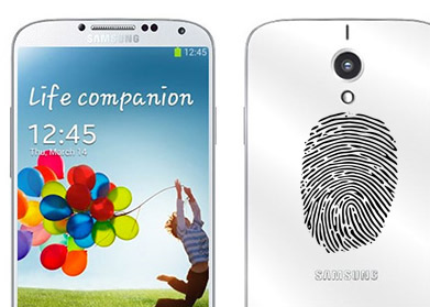 Galaxy S5 render No oficial y huella digital o dactilar 