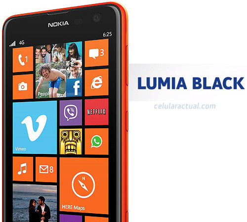Nokia Lumia 625 update GDR3 y Lumia Black
