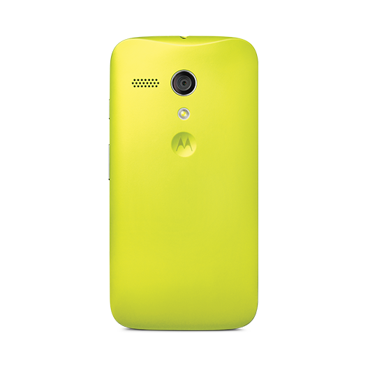 Motorola Shells para Moto G color Amarillo