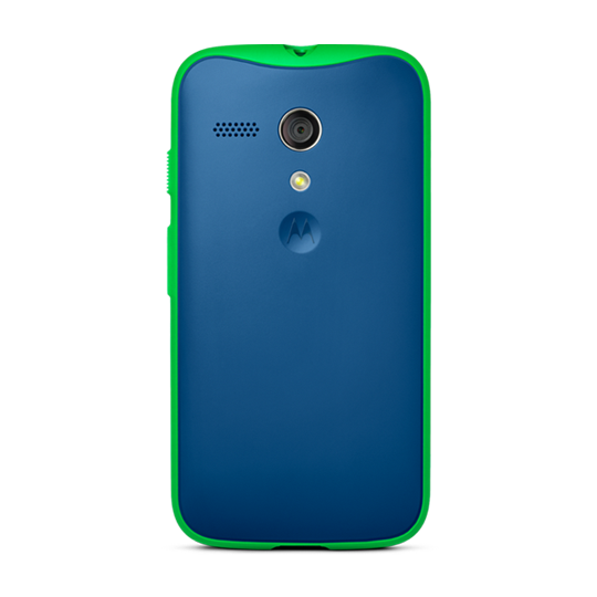 Motorola Grip Shells para Moto G color Azul