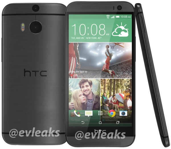 All New HTC One 2014 color Gris
