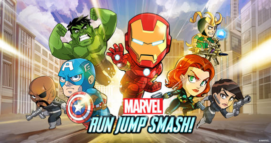 app marvel run jump smash