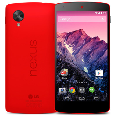 LG Nexus 5 Red official - color rojo 