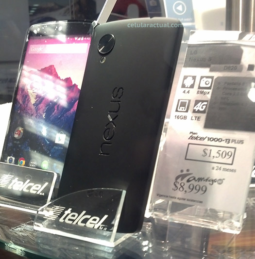 LG Nexus 5 en México con Telcel CAC Perisur en vivo