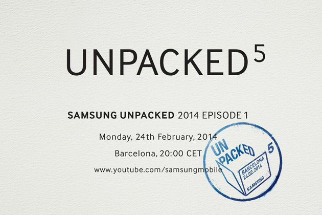 Samsung Unpacked 5 2014 Episode 1 Invitation - Invitación