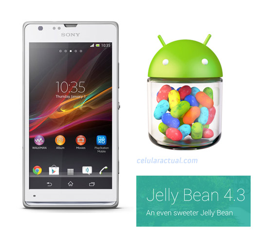 Sony Xperia SP con Android 4.3 Jelly Bean en México