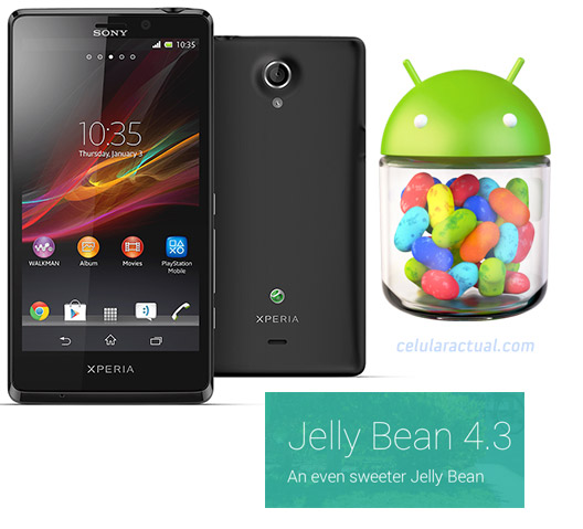 Sony  Xperia T a Android 4.3 Jelly Bean en México