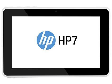 HP 7 1800 en México pantalla frente