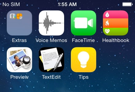 iOS 8 de Apple nuevas Apps detalle