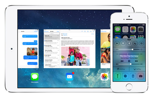 Apple  iOS 7.1 en iPad y iPhone