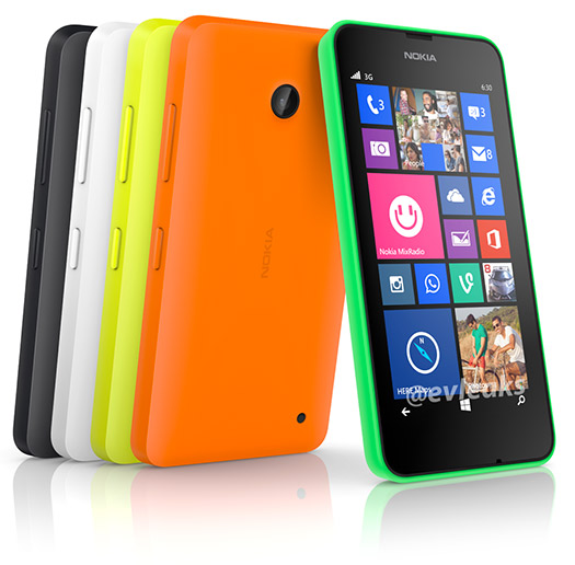 Nokia Lumia 630 oficial de prensa colores