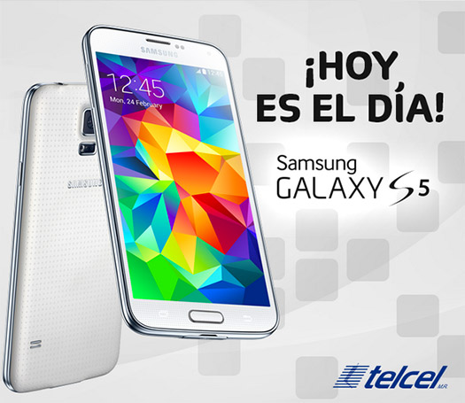 Samsung Galaxy S5 en México con Telcel por ,369 MXN