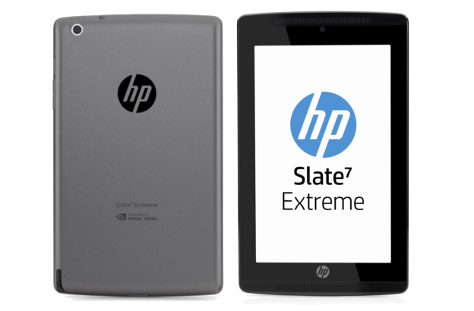 HP Slate 7 Extreme en México pantalla y cámara