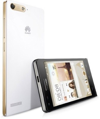 Huawei Ascend P7 mini color blanco dorado y negro plateado
