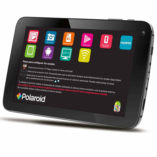 Polaroid Tablet TV 7 Alta Definición en México pantalla HD